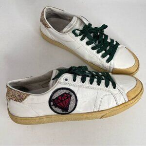 Authentic SAINT LAURENT leather Sneakers size 37